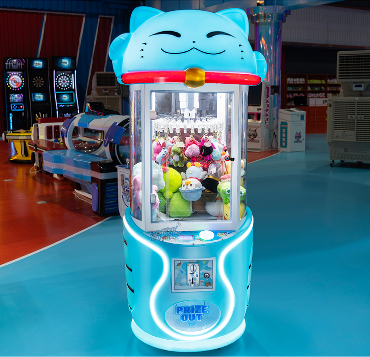 Coin Operated Prize Gift Game Machine Automatic Card Clip Game Machines Card Snack Gift Clamp Machine supplier
