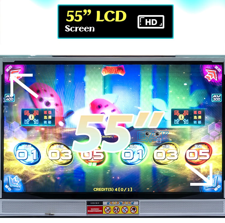 Arcade Indoor Game Dance Battle Pump It Up Dance Machine Dance Game Machine For Sale supplier