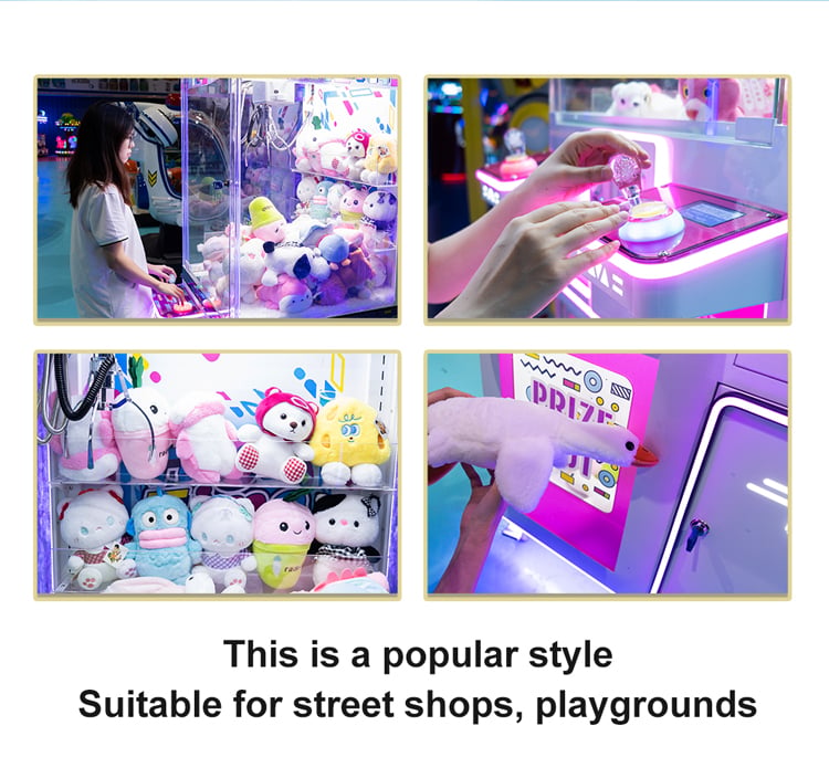 Coin Operated Game Claw Crane Vending Machines For Sale Toy Crane Machine factory