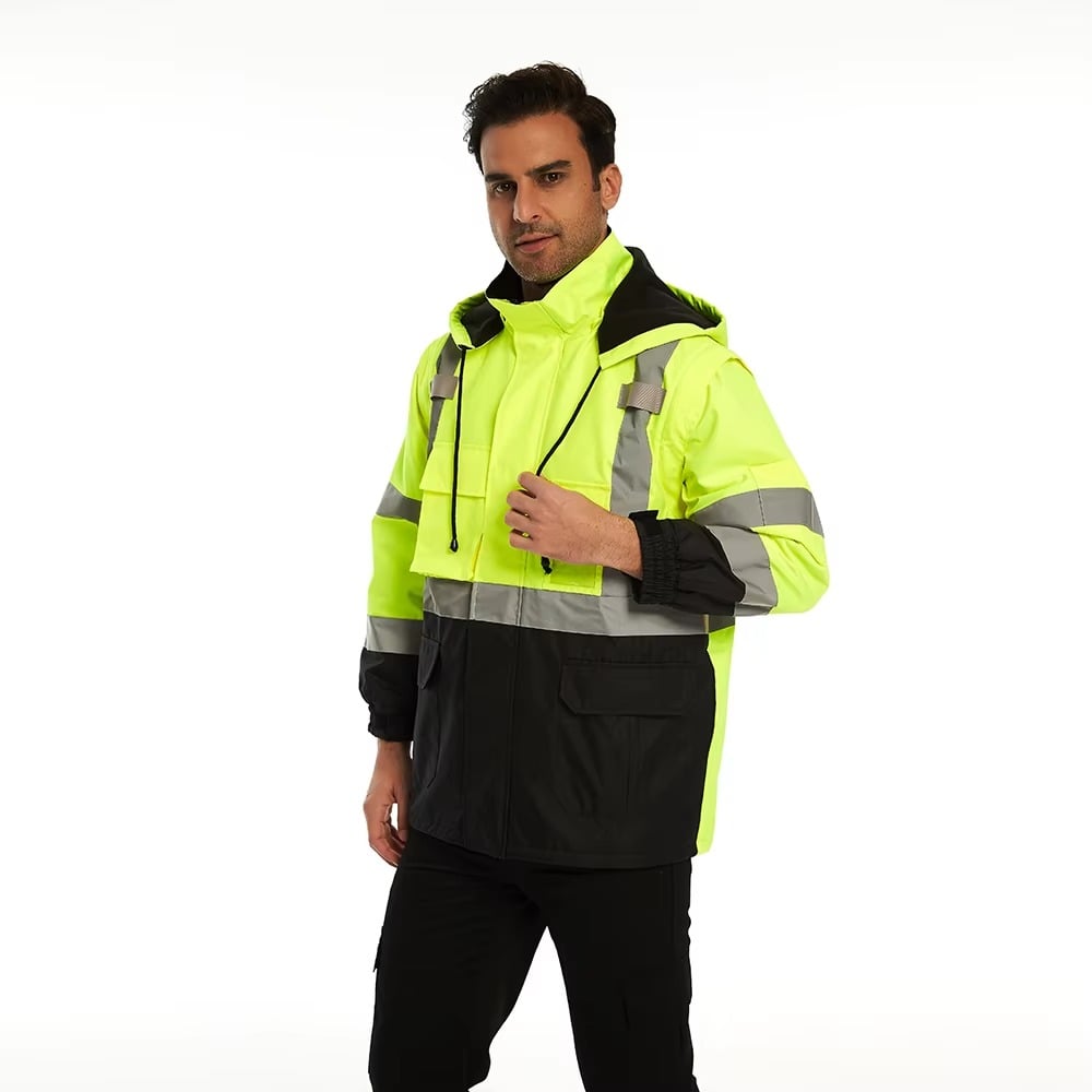 professional men working bib pants overalls construction working bib cargo trousers out jumpsuit work scrubs coverall-5