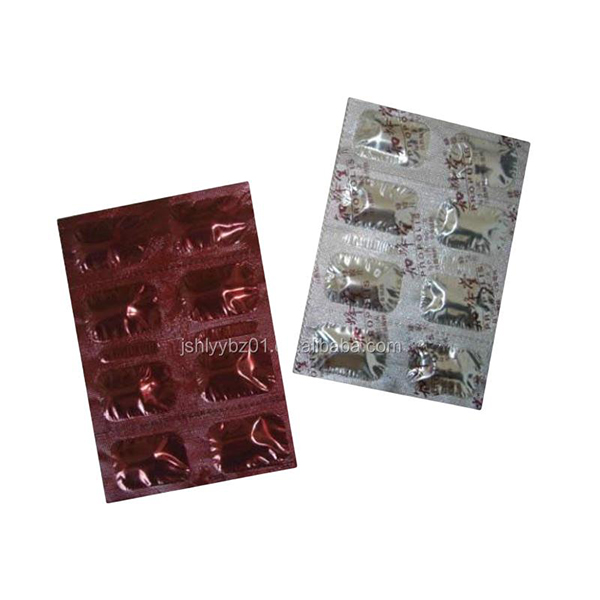 Tablettenstreifen mit versiegeltem Aluminiumfolienrollen für die pharmazeutische Verpackungsherstellung