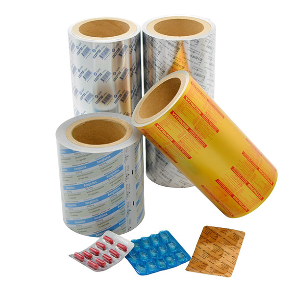 OP/AL/HSL Pharmazeutische Pillen Medizin Verpackung Druckbare Aluminium Blisterfolie Rolle