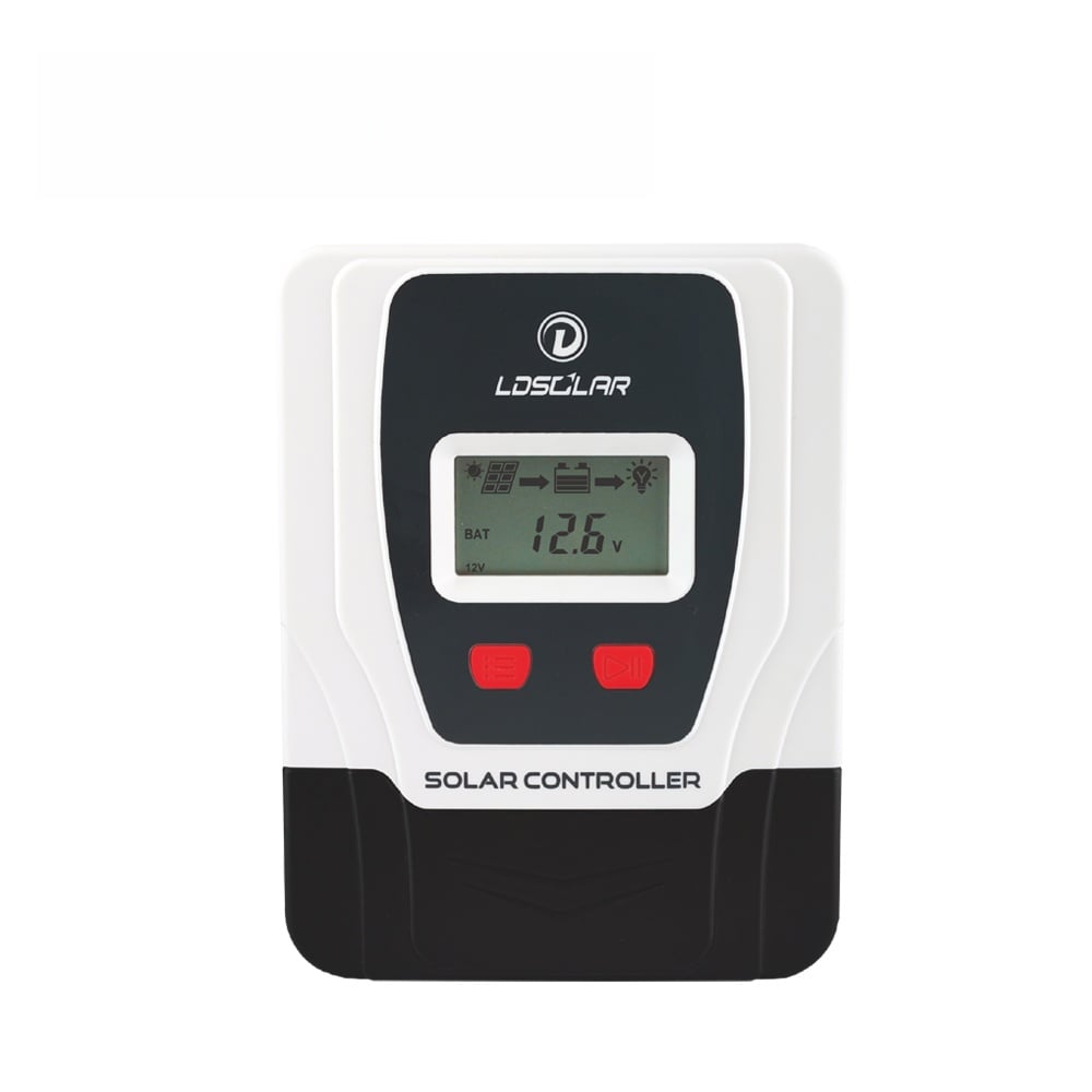 Ocean Dream / Sky Dream Series PWM Solar Charge Controller 12V/24V Auto 10A-60A 12 Safety Protections Multi-Battery Support LCD Display 1.5-Year Warranty