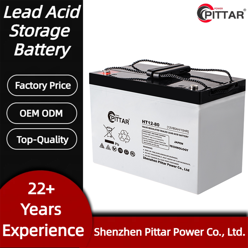 PITTAR HT Series 12V High Temperature VRLA Battery (70Ah-200Ah) Long Life AGM Technology Standby & Cycle Use