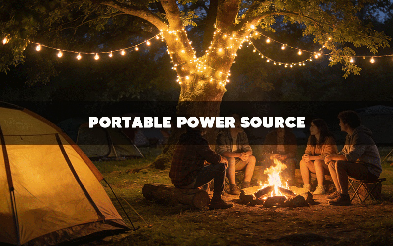 Used for outdoor portable energy storage