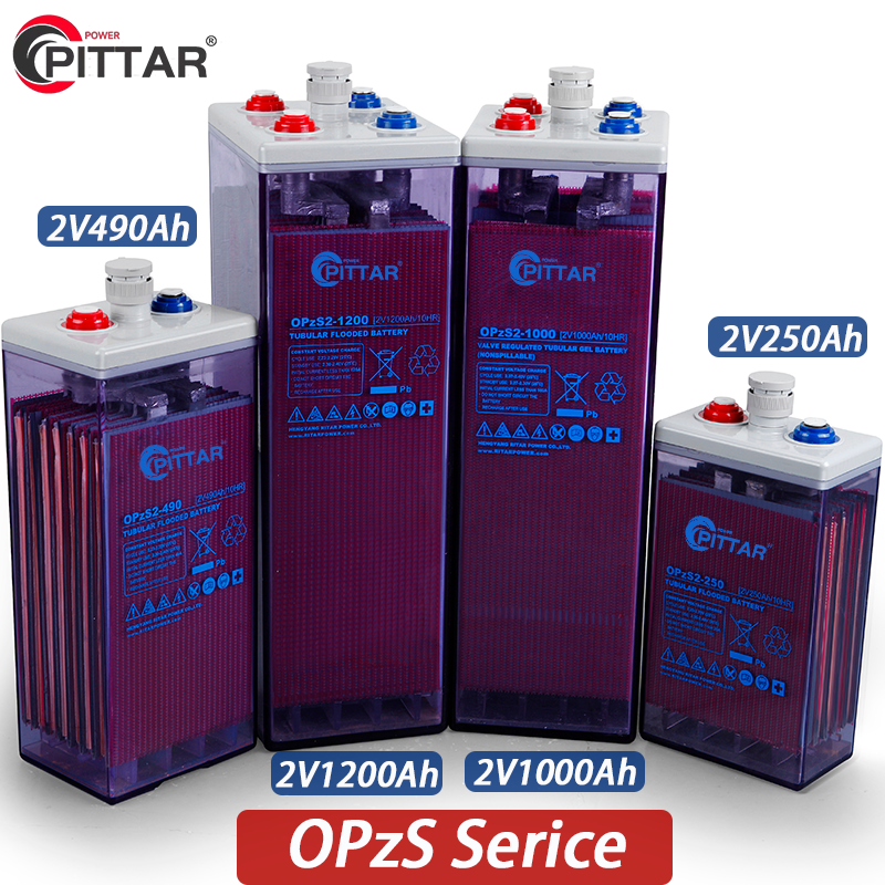 PITTAR OPzS Series Tubular Plate Flooded Lead Acid Battery (2V 100Ah ~ 3000Ah)