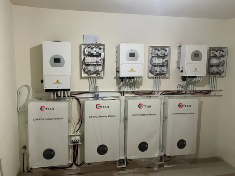 Installation case of photovoltaic energy storage system