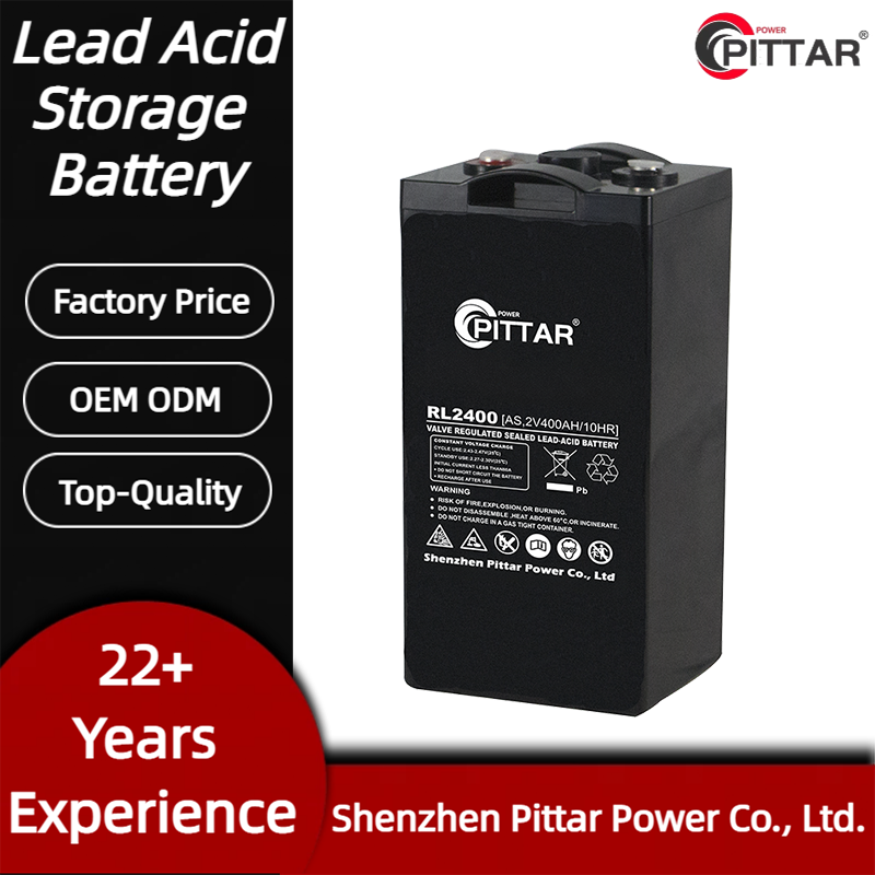 PITTAR RL Series 2V 200Ah-3000Ah VRLA AGM Battery, 20 Years Design Life, Telecom & UPS Backup Power