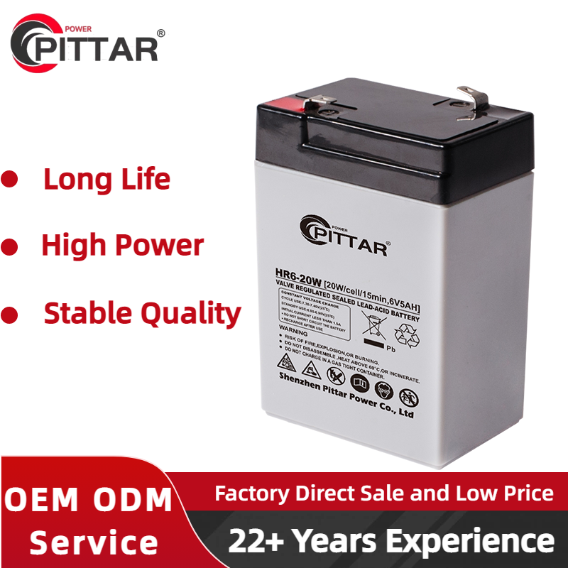 PITTAR HR Series High Rate VRLA Battery 30% More Power for UPS & Data Center Backup (12V, 6V Options, 8-15 Years Design Life)