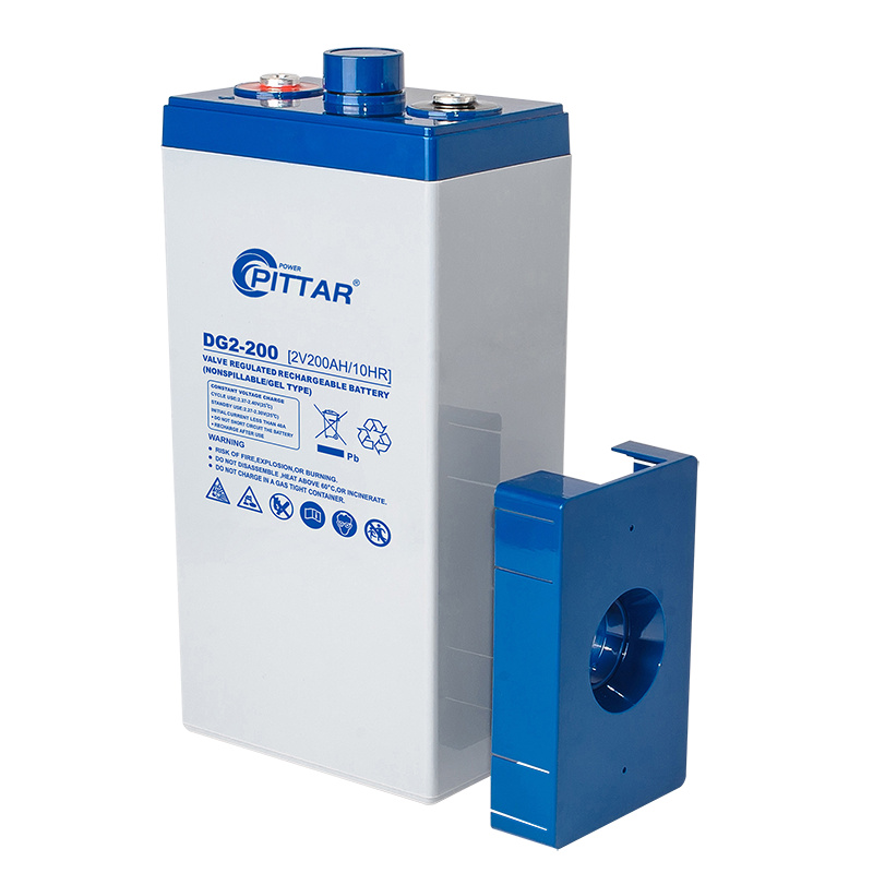 PITTAR DG Series Deep Cycle Pure GEL Battery 15/20 Years Floating Design Life for Solar, Wind, Marine & Deep Discharge UPS Applications