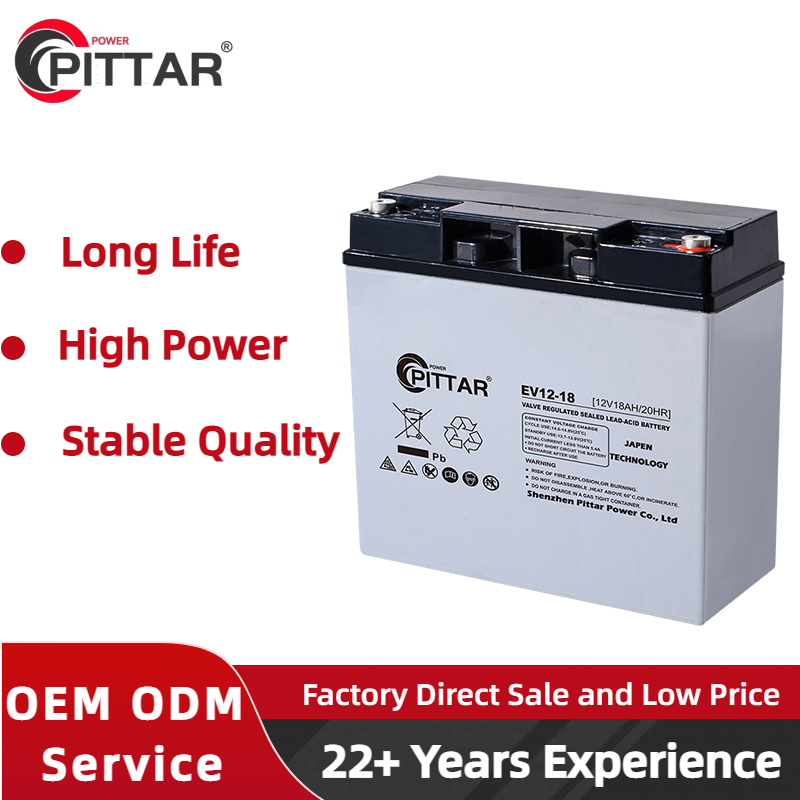 Electric Vehicle Deep Cycle VRLA Battery | High Capacity AGM Lead Acid Power Source 12V/6V/8V Options for EV, Golf Cart, Forklift & Robotics
