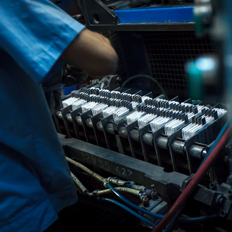 Electrode plate quality inspection