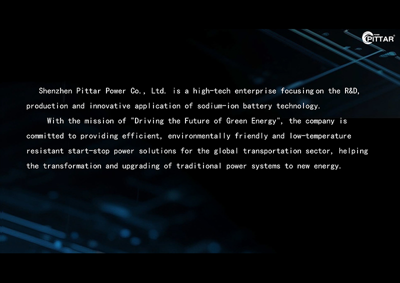 Pittar Power Sodium-Ion Start-Stop Battery