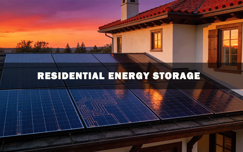 Used for household energy storage