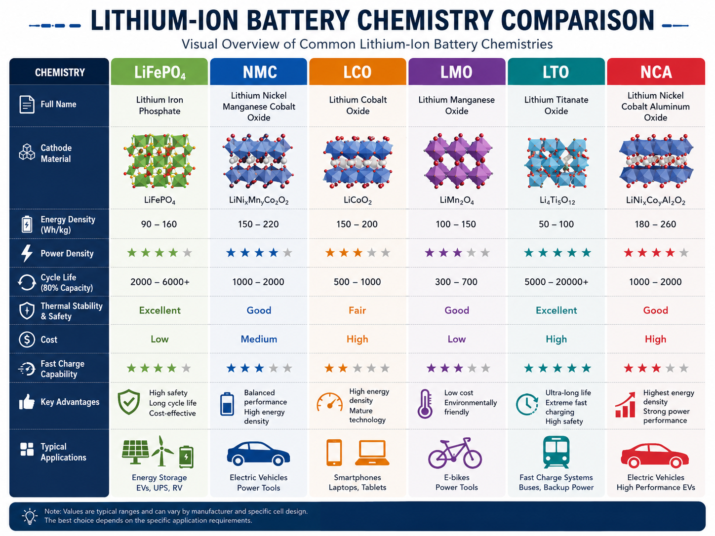 Types of Lithium Batteries Explained