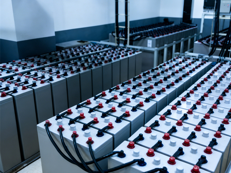 Specialized machine room for large lead-acid battery packs