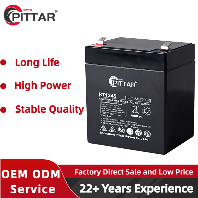 PITTAR RT Series 6V/12V General Purpose Valve Regulated Lead Acid (VRLA) Battery AGM Technology