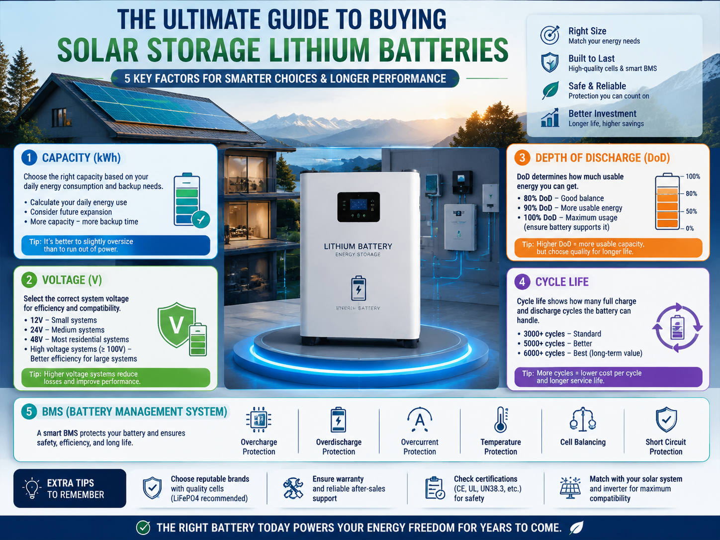 Best Lithium Battery for Solar Storage