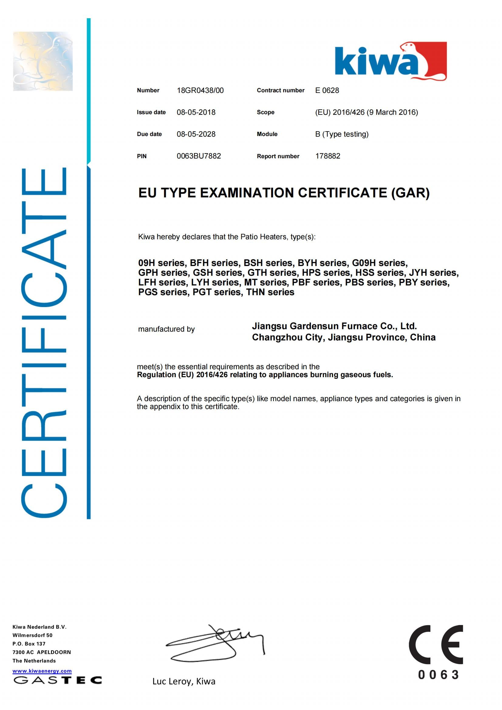 certificado