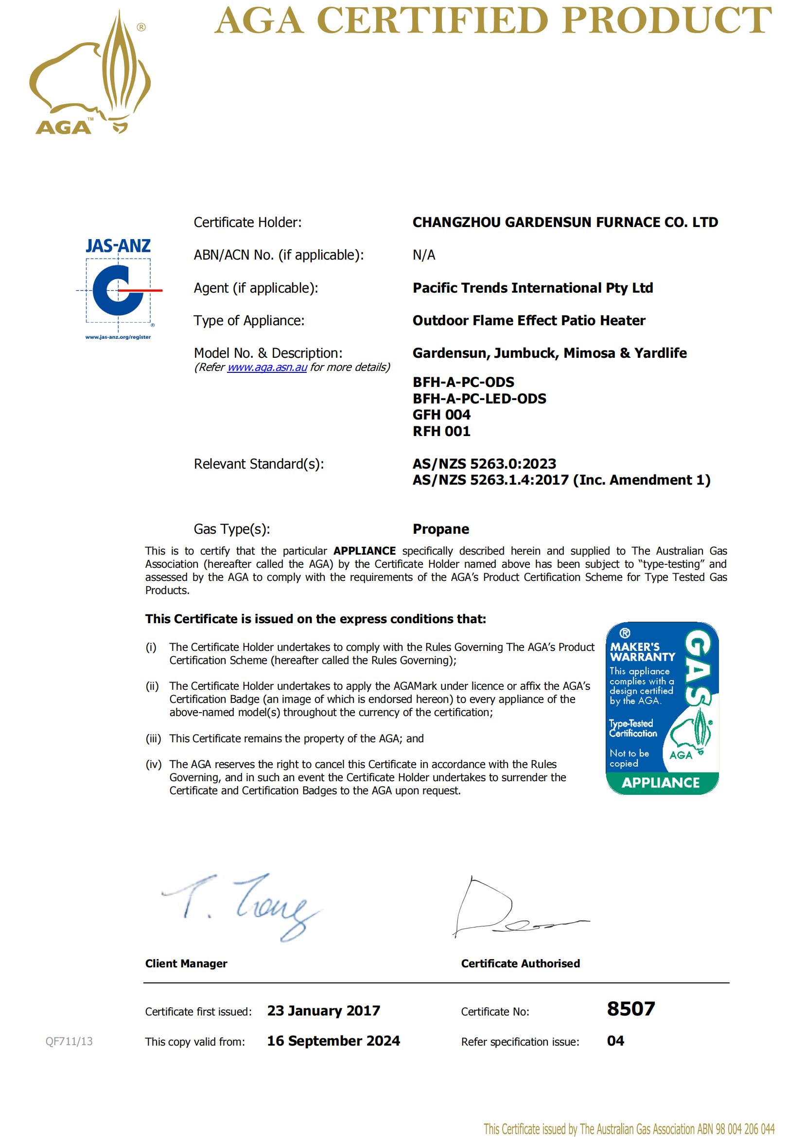 certificado