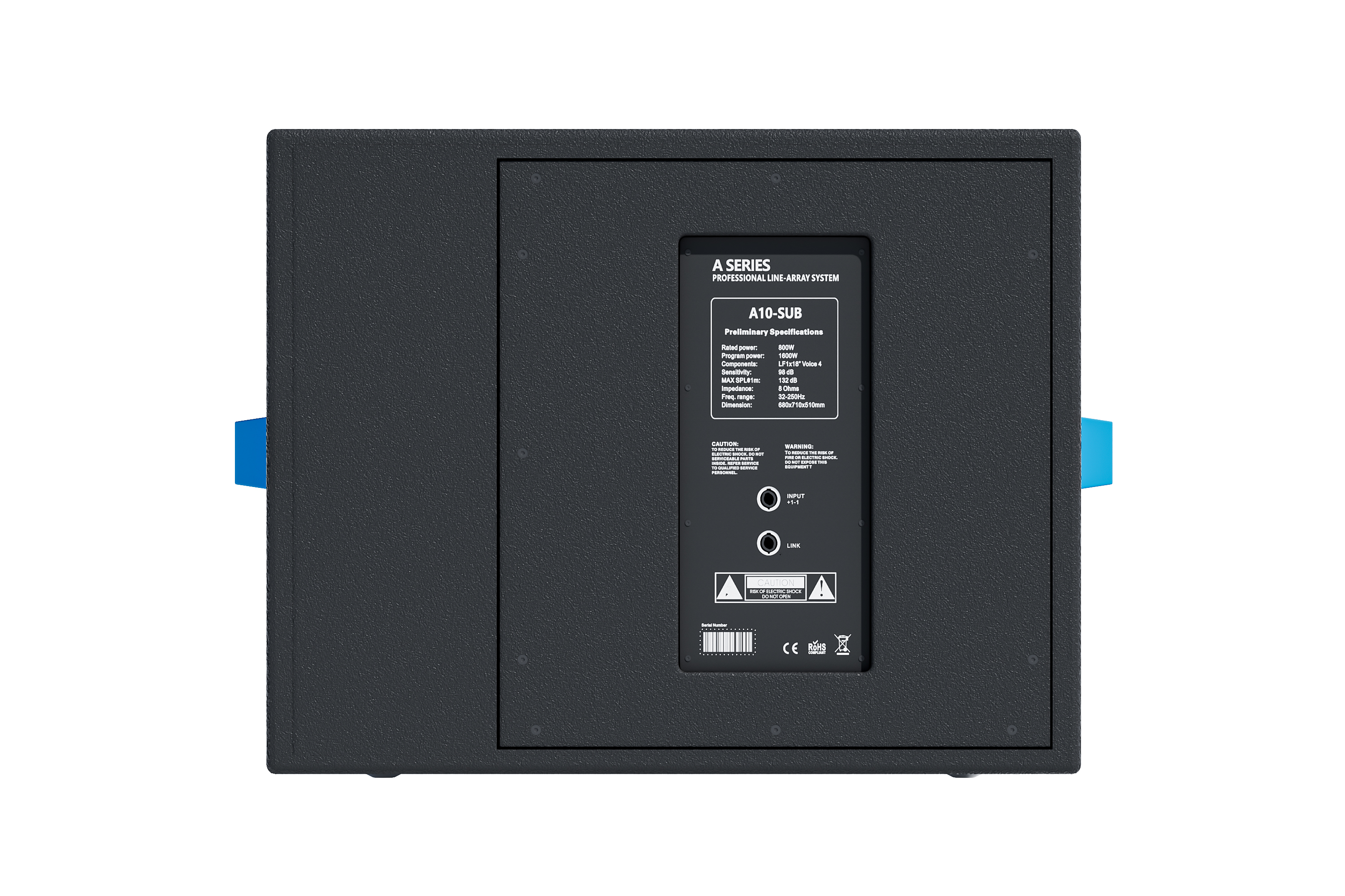 A-10S Posamezen 18-palični subwoofer in popolna kombinacija A-10W