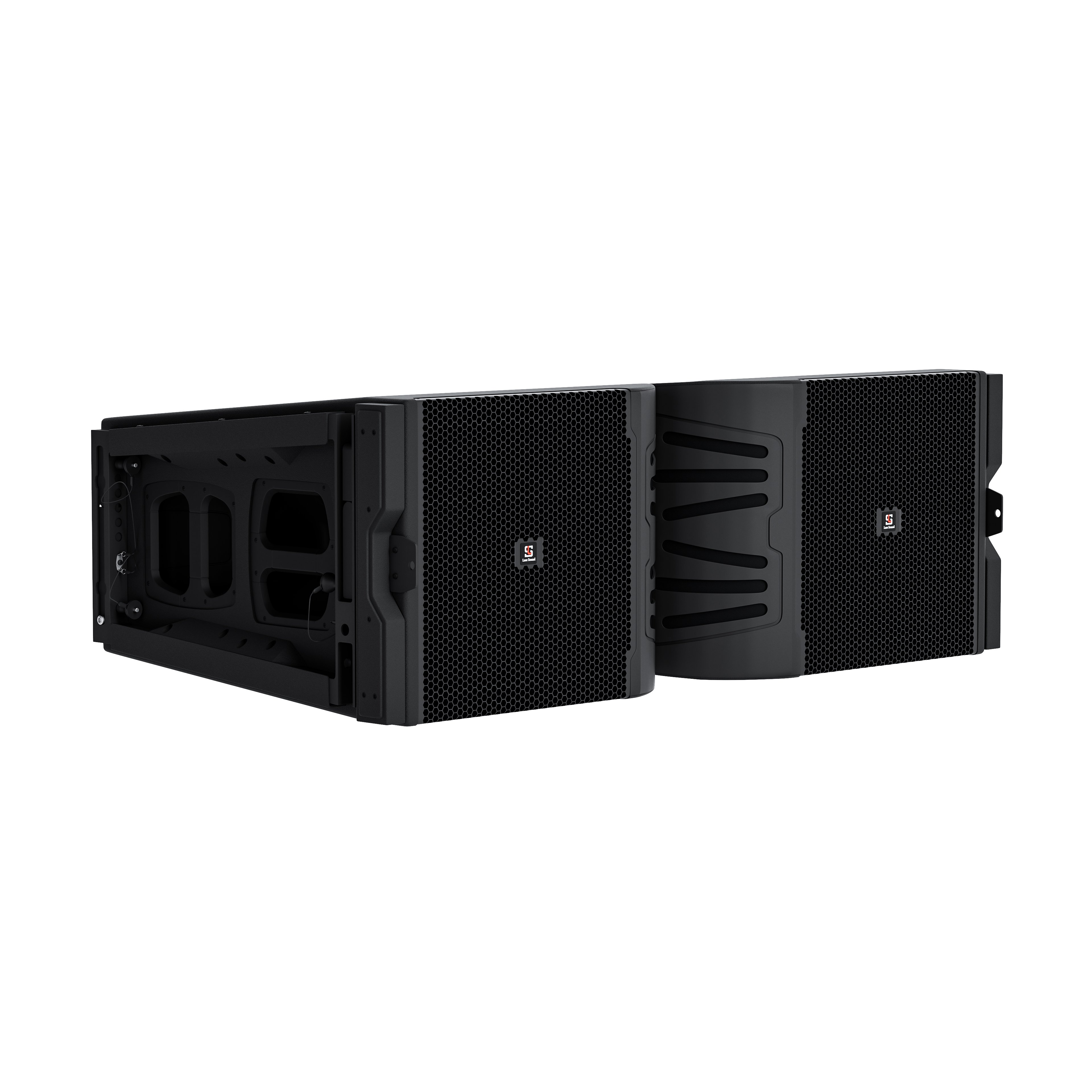 Kraftfuld Dobbelt 15 Tommers 3-vejs Line Array, Passive RMS 2500W