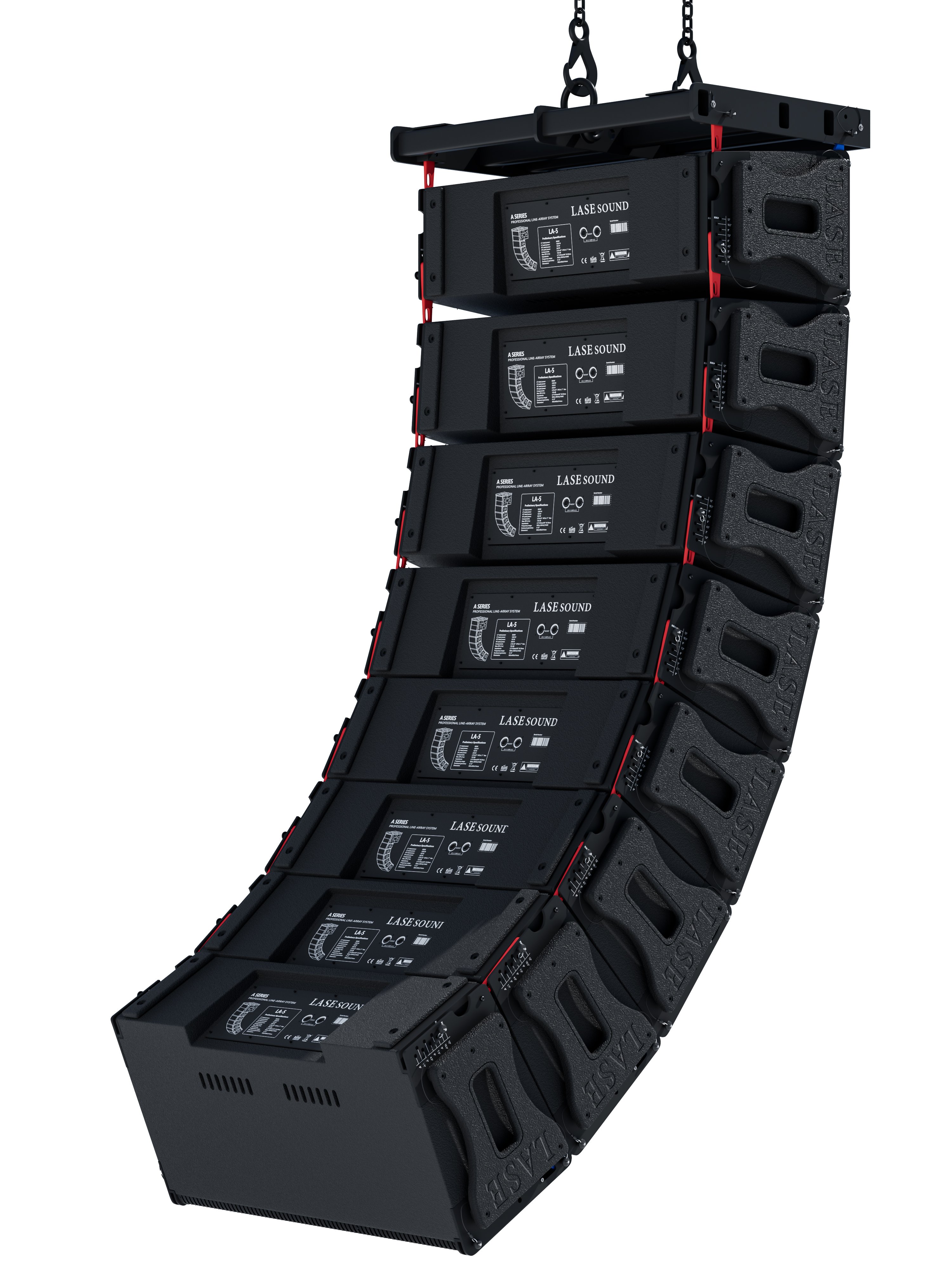 ダブル10ラインアレイ式パワードプロフェッショナルスピーカー