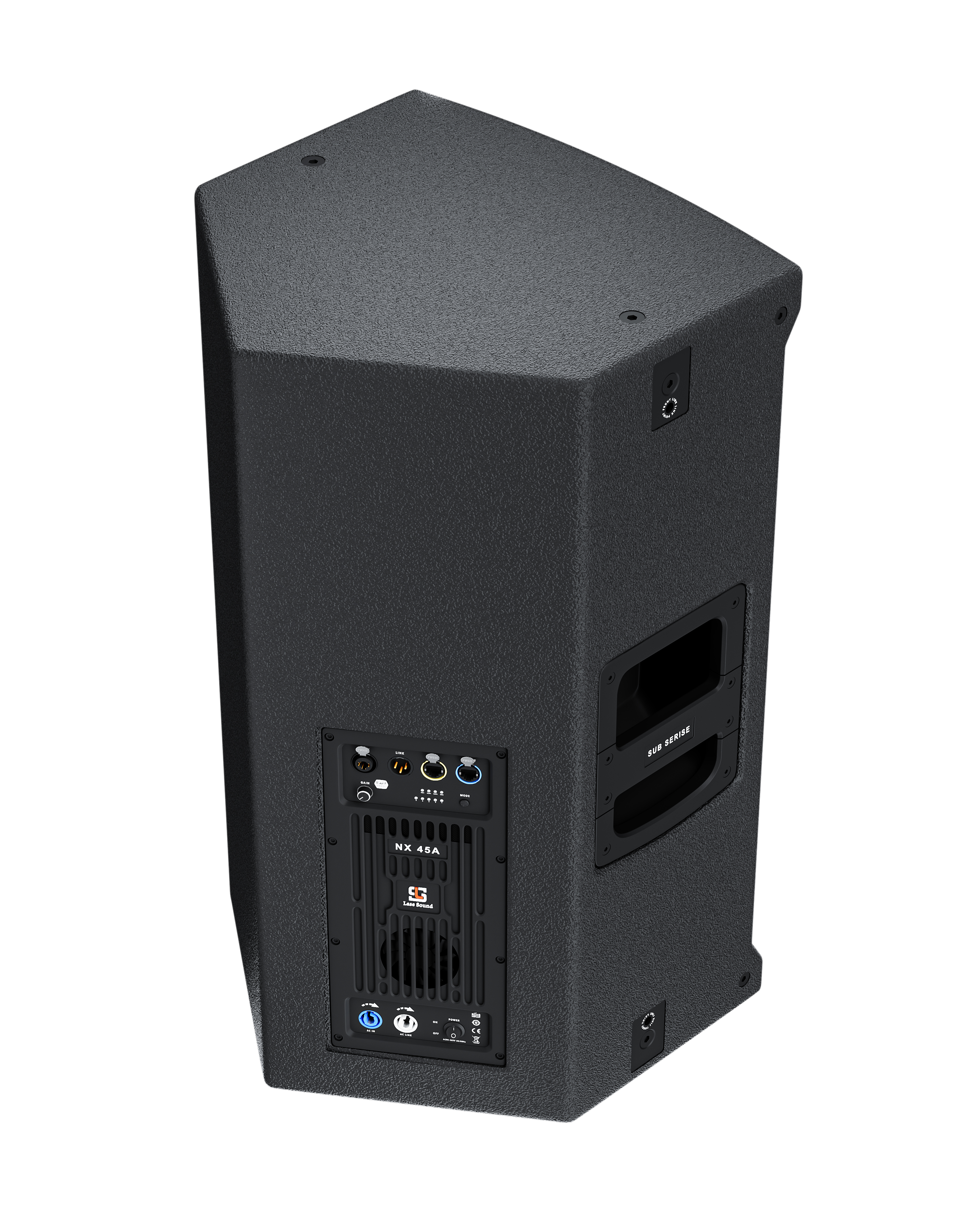 LANX45-A 1000W Neodymium Power Full-Range Professional Audio System Subwoofer Speaker Passive Active Indoor and Outdoor Audio Event