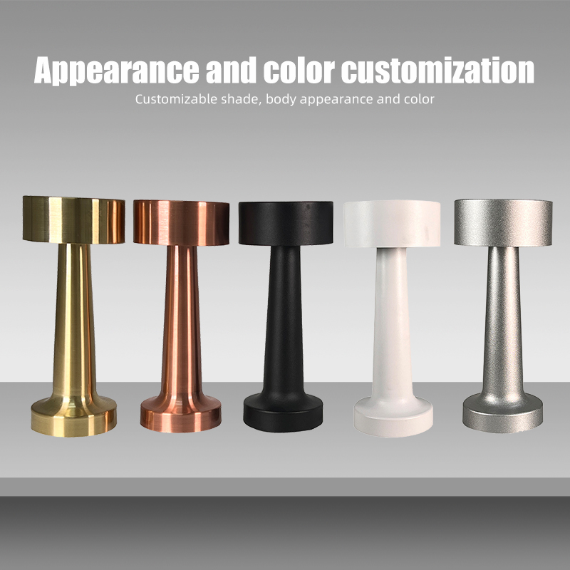 2025 Creative Modern Metal Texture LED Light Luxury Hotel Camping Light