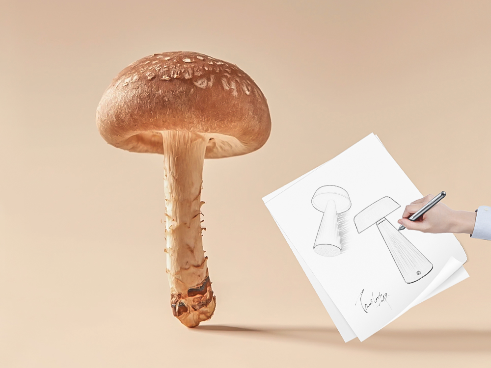 Creative mushroom lamp creation inspiration