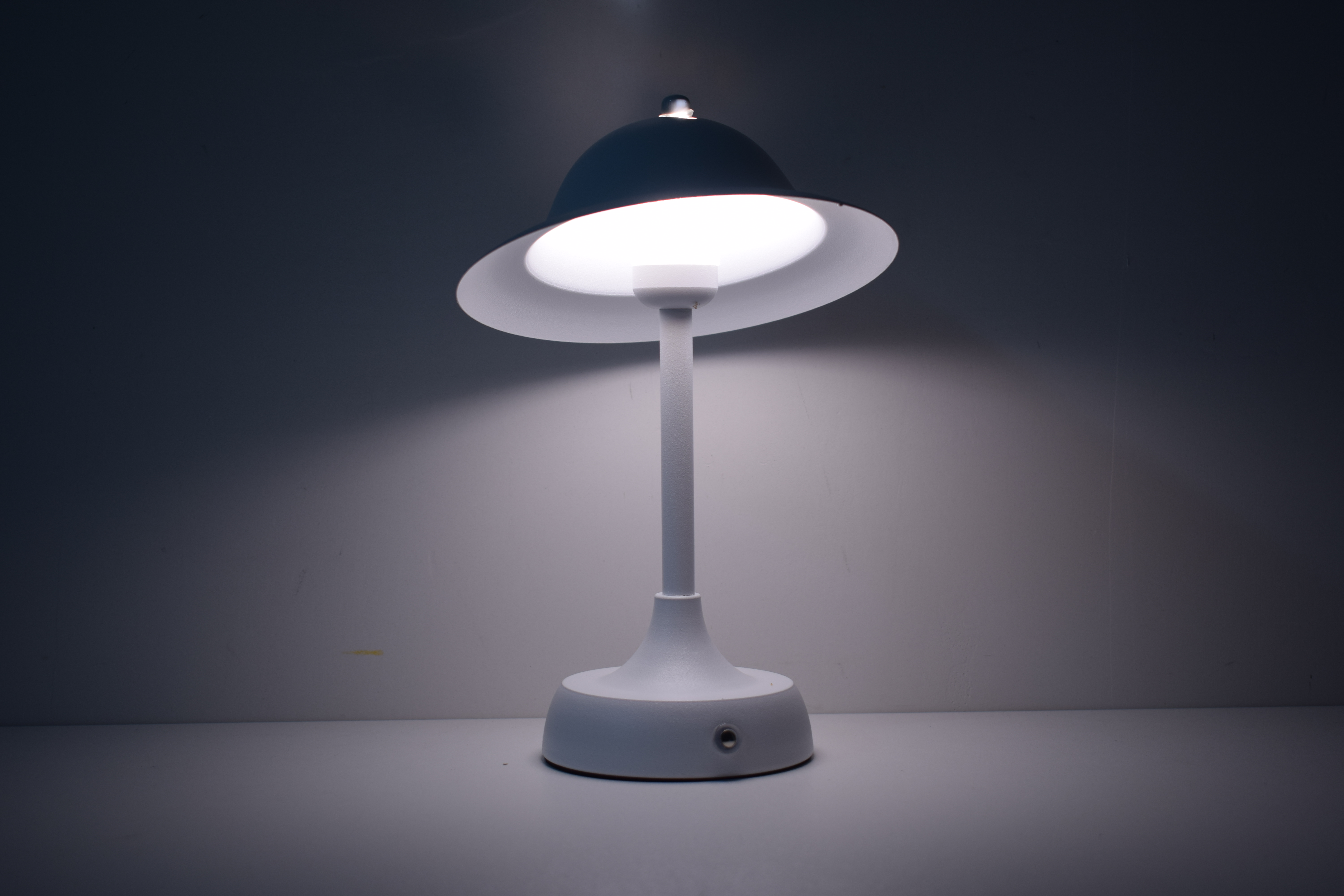Iron art fashion style hat shape stepless dimming atmosphere bedroom restaurant lamp