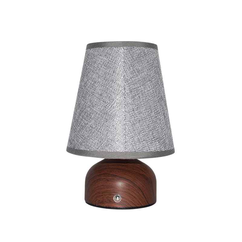 modern exquisite wood fabric three color stepless dimming dining room bedroom table lamp-7