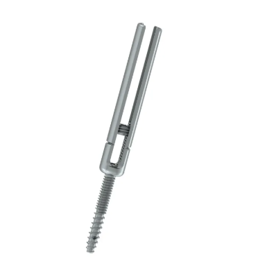 How Does a Bone Screw Work in Conjunction with Plates or Rods?