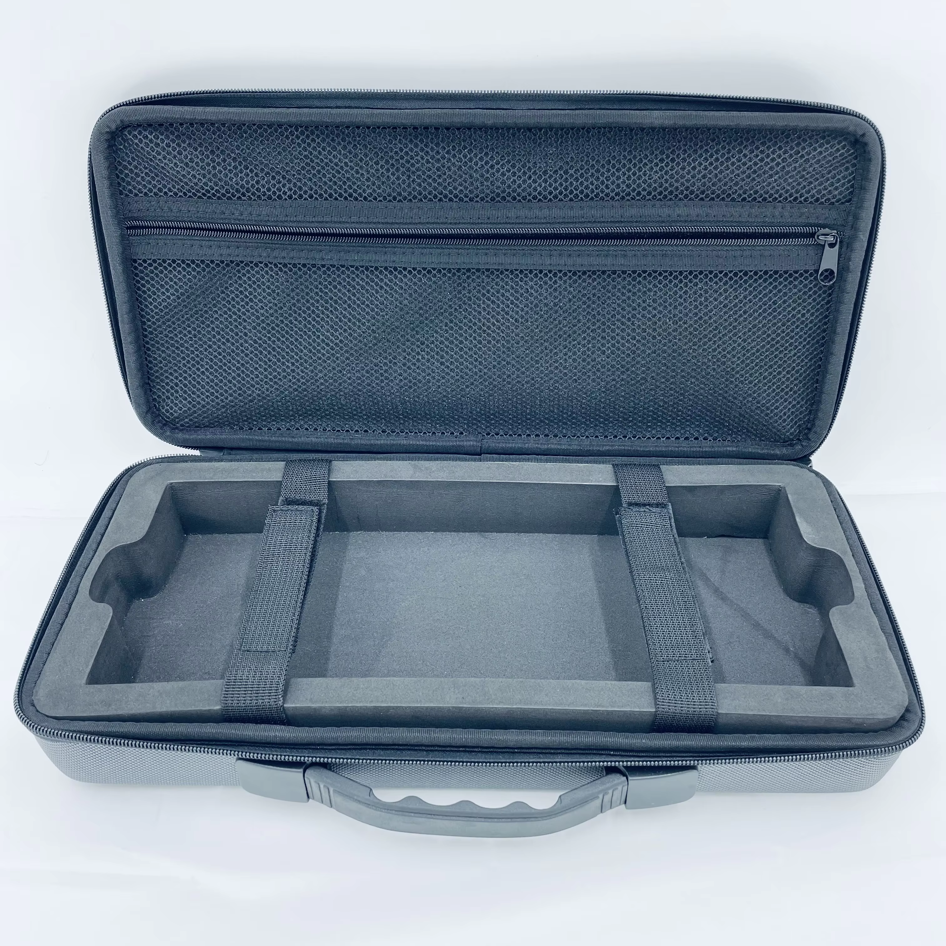 Shake-proof EVA Hard Shell Travel Tool Keyboard Case with Handle and EVA Cutting Foam details