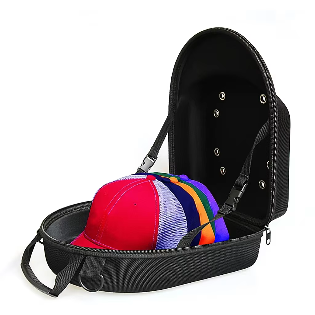 Factory Hot Sale Wholesale Waterproof Eva Travel Case for Storage Hats Customized Brand Logo Hat Carrier