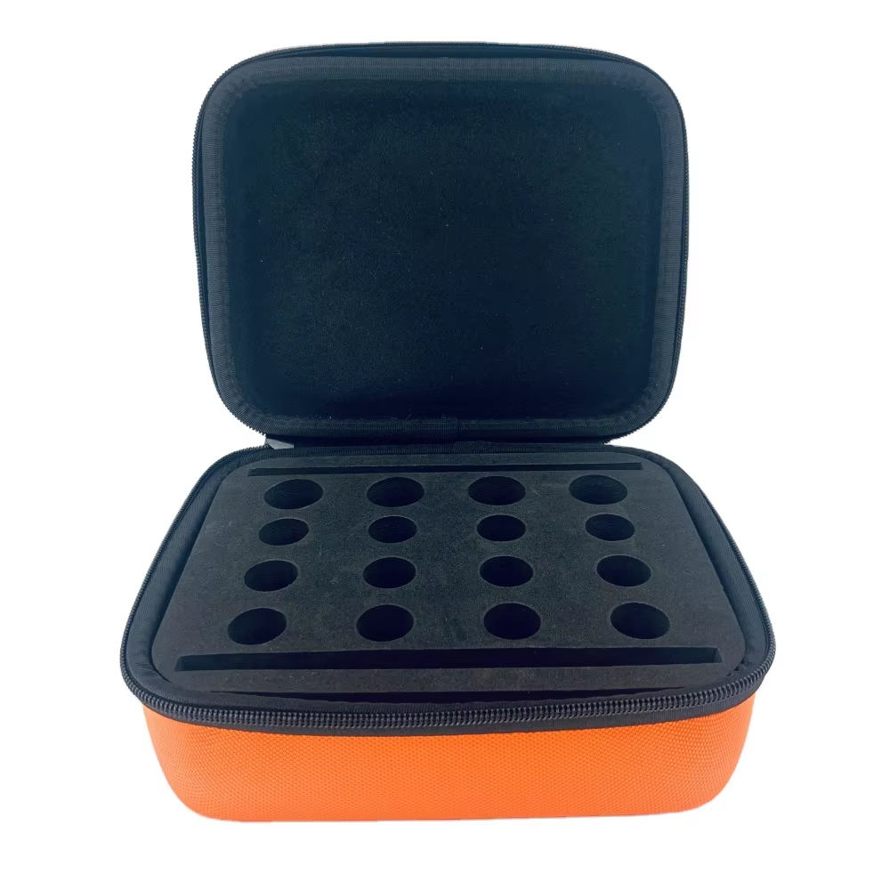 Wholesale  Essential Oil Carry Case Custom Logo EVA Essential Oil Bottles Travel Bag Case