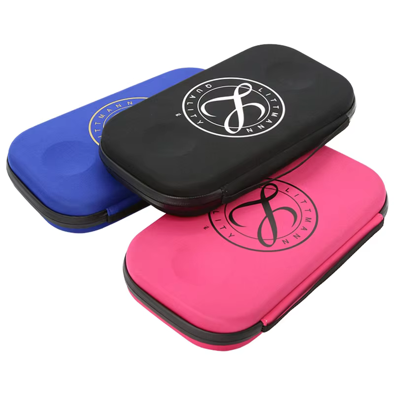 Customized Portable Waterproof EVA Hard Shell Simple Zipper Nurse Stethoscope Tool Case for 3M Littmann