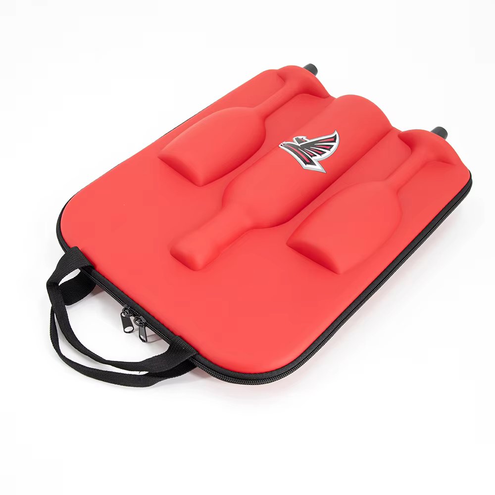 Custom EVA Tool Carry Case Zipper, EVA Protective Wine Glasses Carrying Case, EVA Bag with Foam