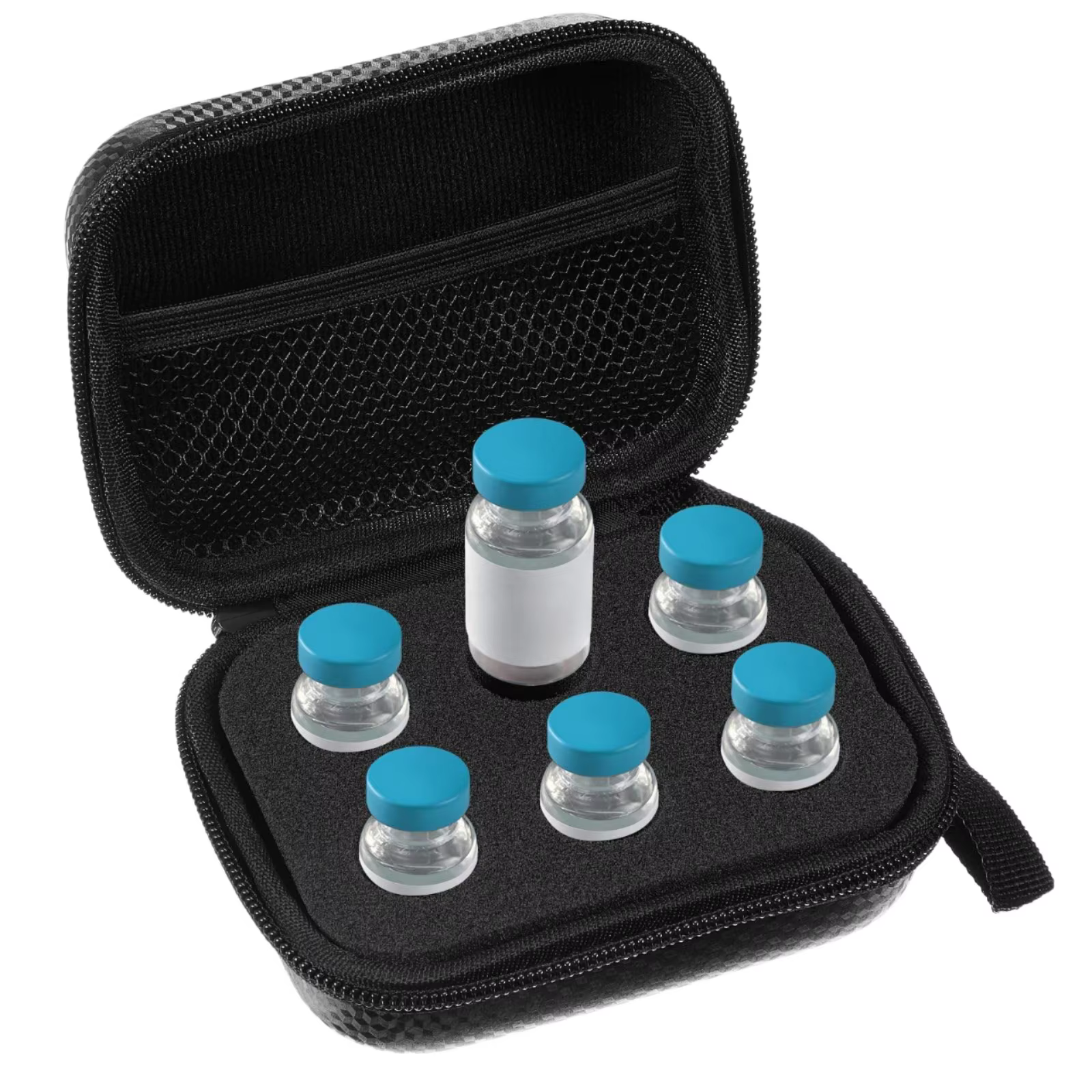 Luxury EVA Diabetic Insulin Peptide Carrying Case 10ml Vial Holder Fully Protective Travel-Ready Insulin Cooler Kit