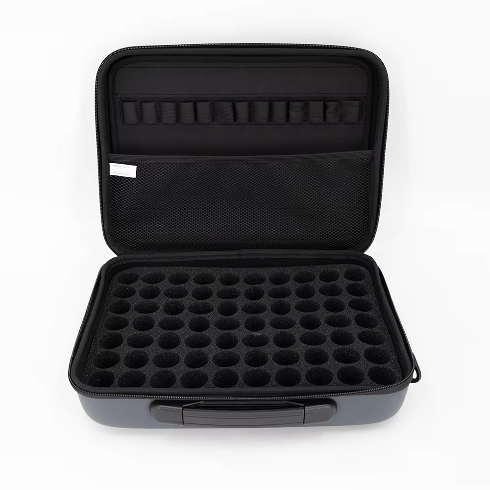 Custom EVA Plastic Waterproof Hard Shell Travel Case for Essential Oils-EVA Pack Black