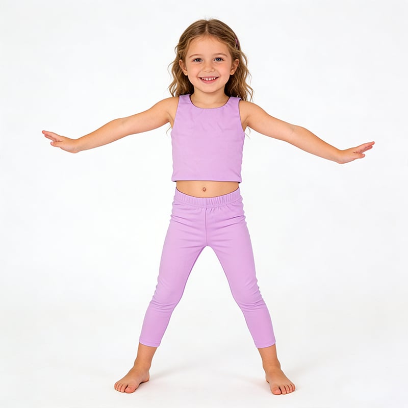 Stretchy Soft Leggings and Top Leisure Sports Wear Active wear