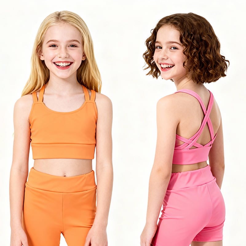 Toddler Tank Tops Girls and Dance Shorts Toddler Sleeveless Yoga Set