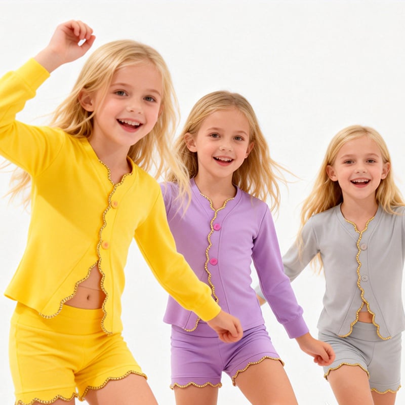 High Quality Kids Clothes Kid Yoga Set Available in Different Colors Yoga Set