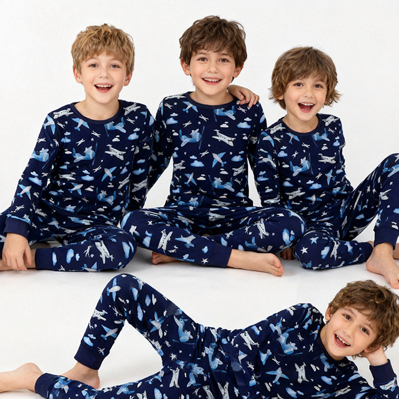 Bamboo Viscose Pajama Sets for Toddler Boys & Girls Baby Kids