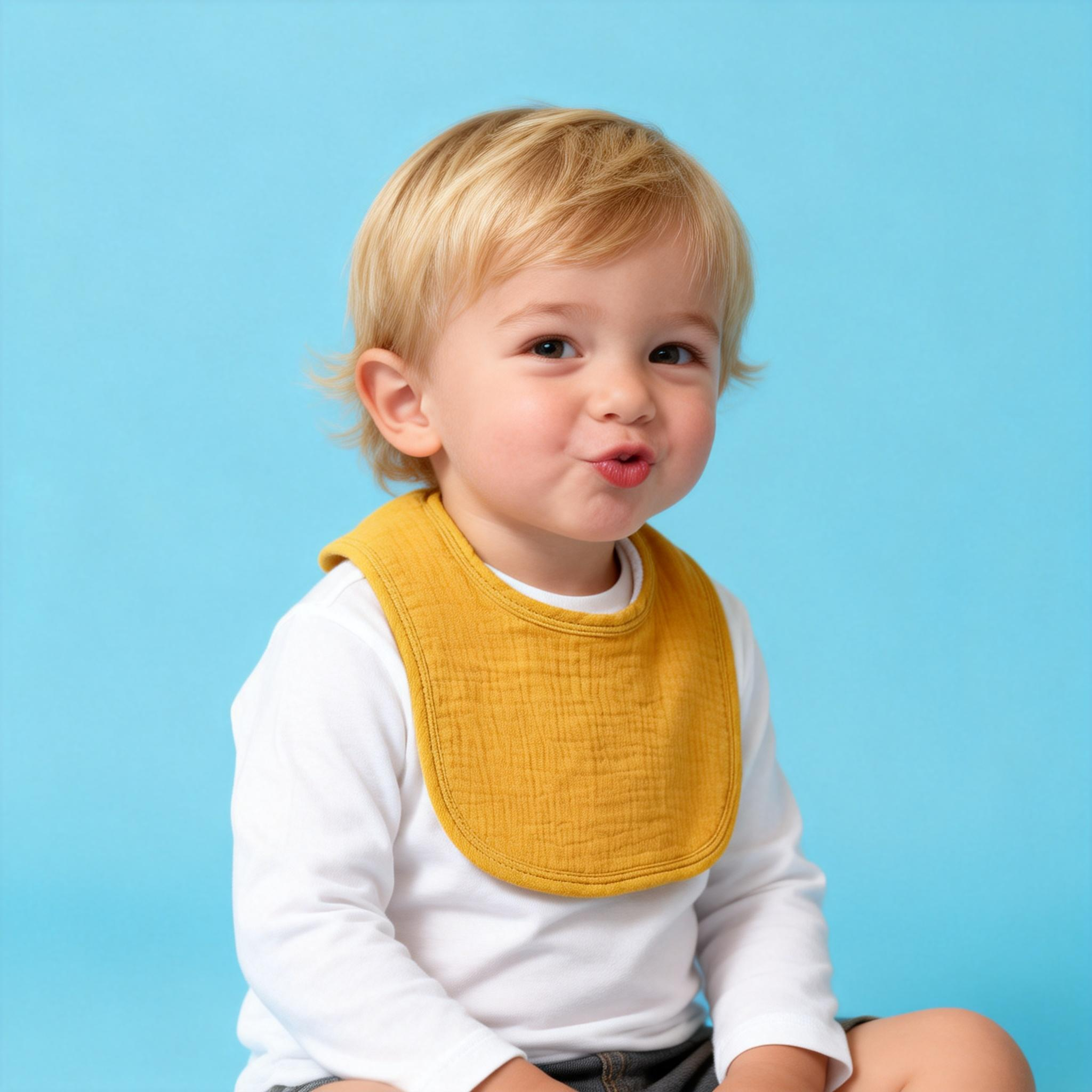 Muslin Baby Bibs for Unisex Boys Girls Cotton Baby Drool Bibs