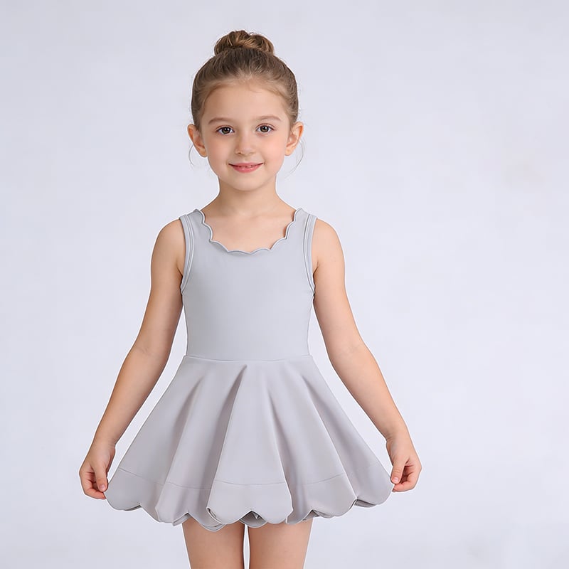 New Arrival Children Athletic Boutique Clothing Set Summer Girls Yoga Dress