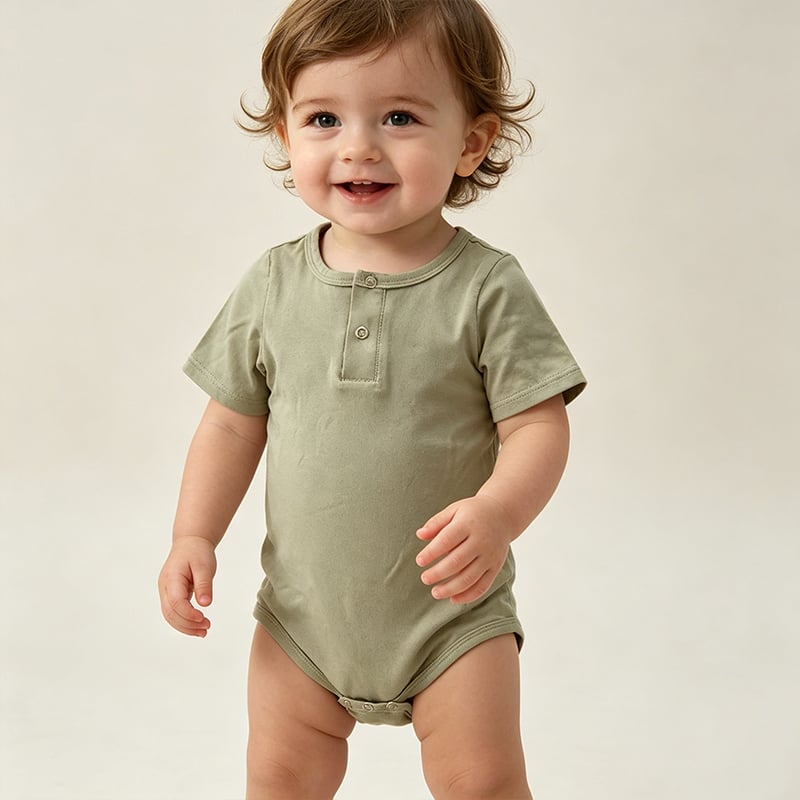 Wholesale Summer Short Sleeve Kids Onesies New Born Baby Romper 