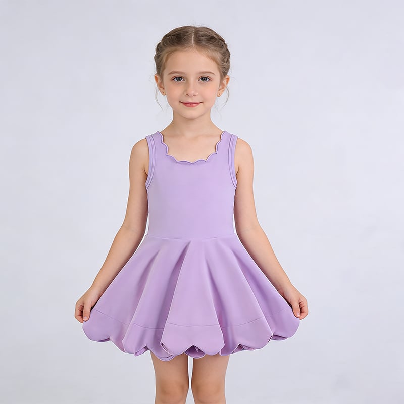 New Arrival Children Athletic Boutique Clothing Set Summer Girls Yoga Dress