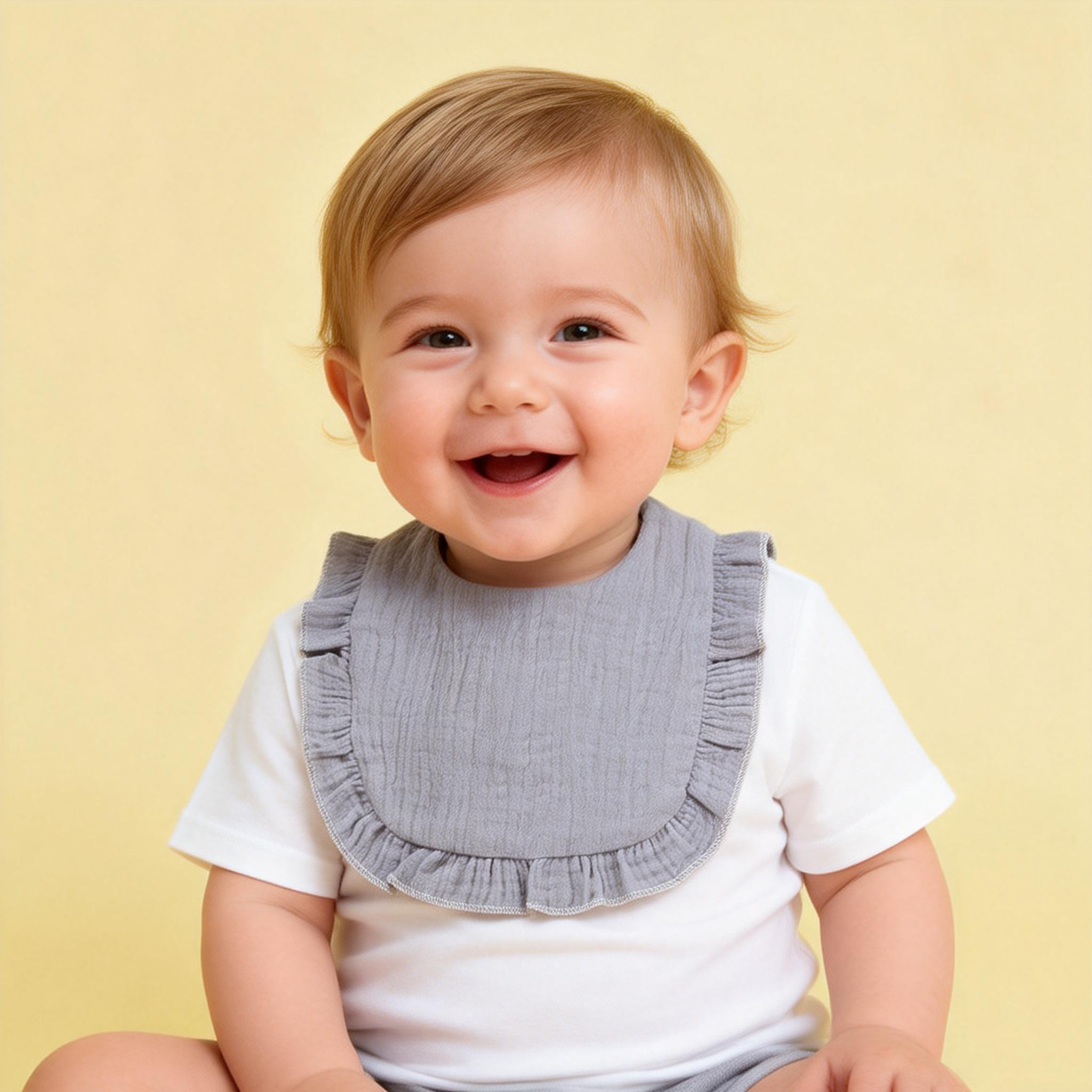 Baby Bandana Drool Bibs Cotton for Unisex Boys and Girls, Soft Absorbent Set for Teething and Drooling