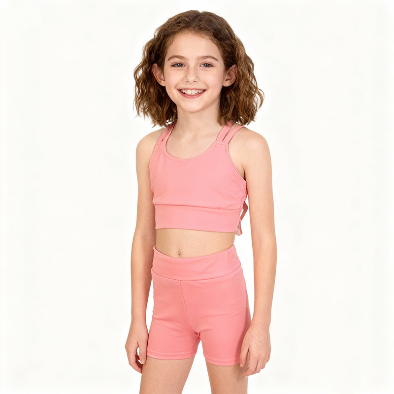 Toddler Tank Tops Girls and Dance Shorts Toddler Sleeveless Yoga Set